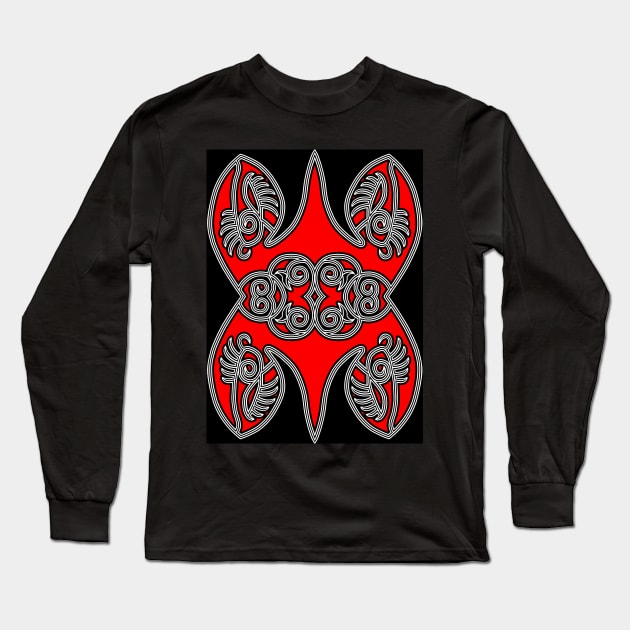 tribal batak culture 4 Long Sleeve T-Shirt by Hahanayas